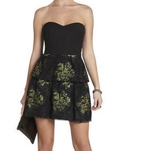 BCBG Maxazria Tia Embroidered Black Dress NWT 2